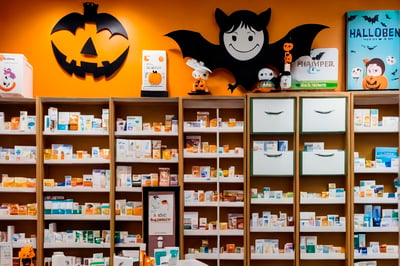 halloween en la farmacia